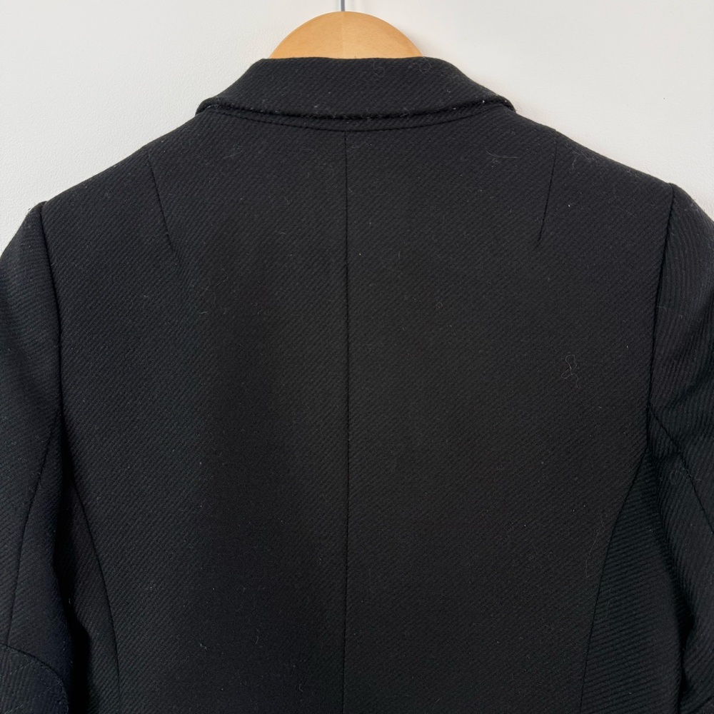 Banana Republic Blazer‎ Black Gold Buttons Size 6P - Picture 4 of 12